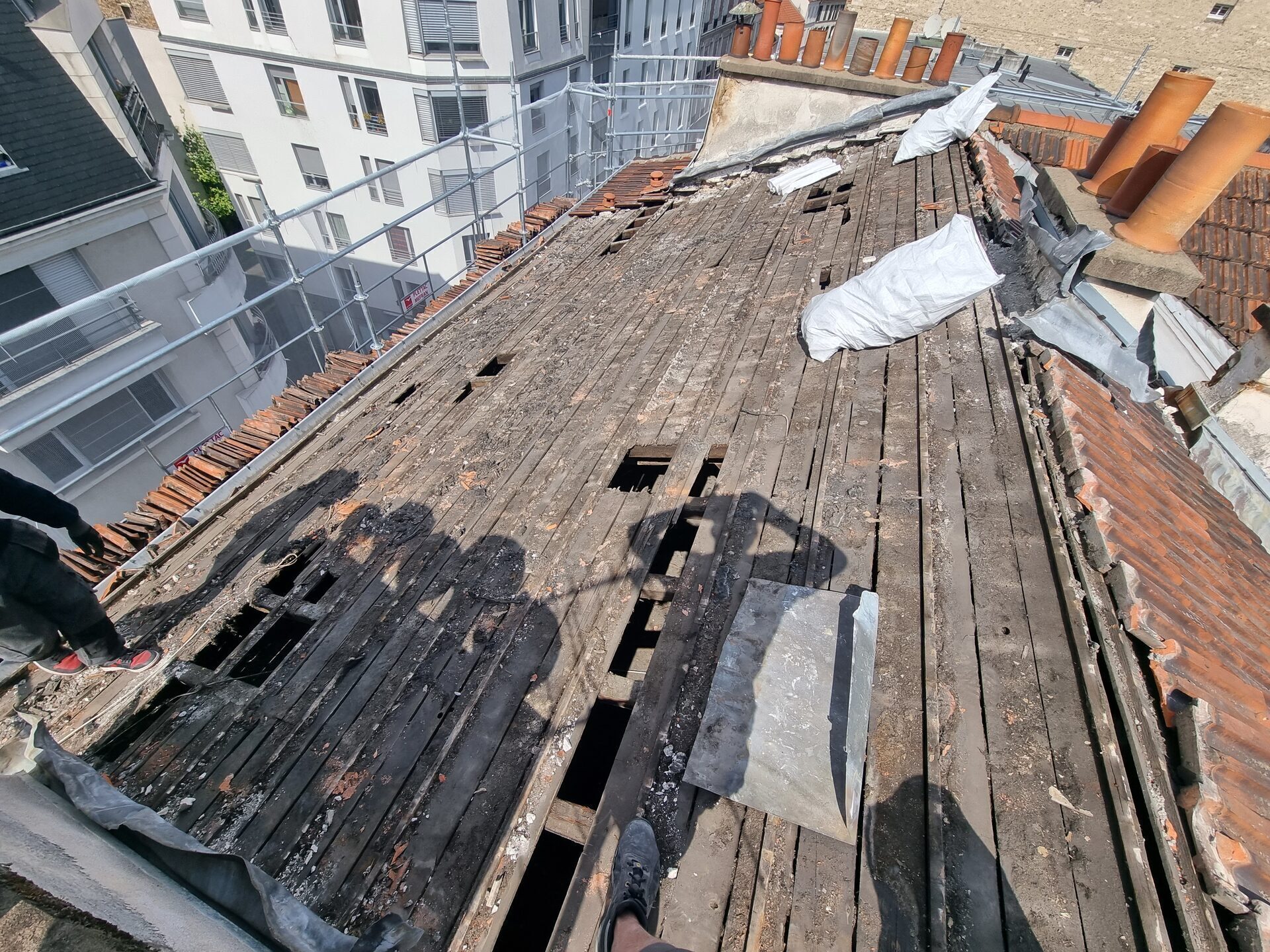 Avant travaux tuile mécanique